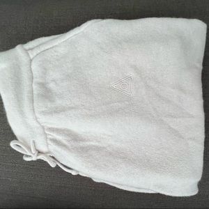 Zara Knit Jogger Pants in Ecru